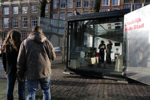 Bouwkeet voor Stedelijk Museum Amsterdam